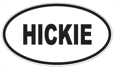 HICKIE - Oval Magnet