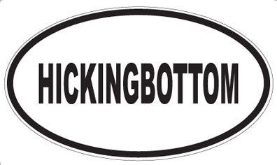 HICKINGBOTTOM - Oval Magnet