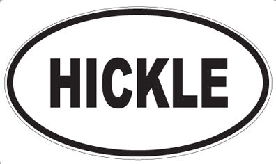 HICKLE - Oval Magnet
