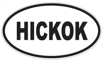 HICKOK - Oval Magnet