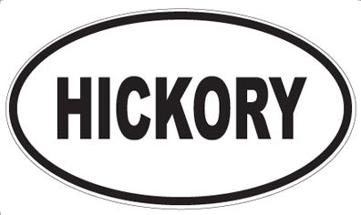 HICKORY - Oval Magnet