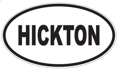 HICKTON - Oval Magnet