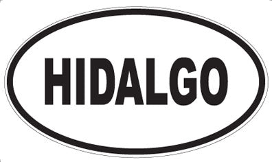 HIDALGO - Oval Sticker