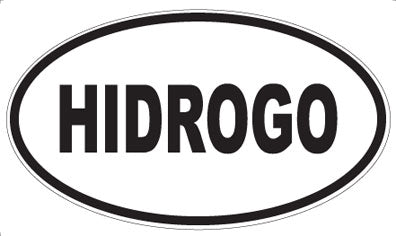 HIDROGO - Oval Sticker