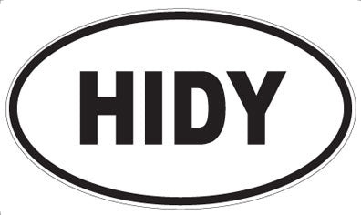 HIDY - Oval Magnet