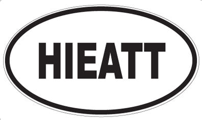 HIEATT - Oval Magnet