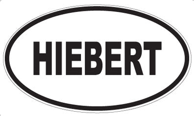 HIEBERT - Oval Magnet