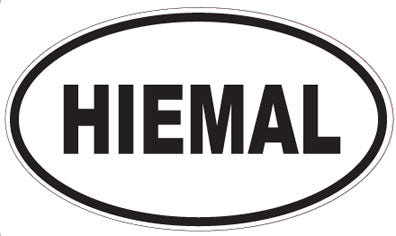 HIEMAL - Oval Sticker