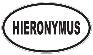 HIERONYMUS - Oval Magnet