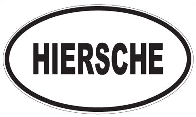 HIERSCHE - Oval Magnet