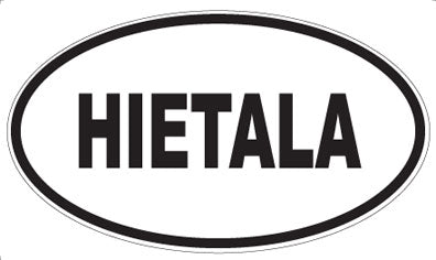 HIETALA - Oval Sticker