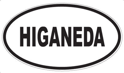 HIGANEDA - Oval Sticker