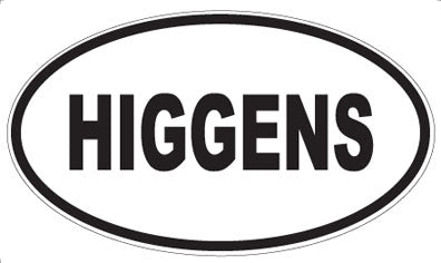 HIGGENS - Oval Magnet