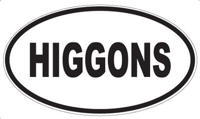 HIGGONS - Oval Magnet