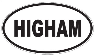 HIGHAM - Oval Magnet