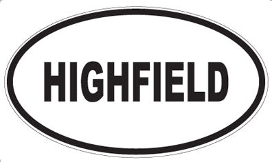HIGHFIELD - Oval Magnet