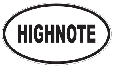 HIGHNOTE - Oval Magnet