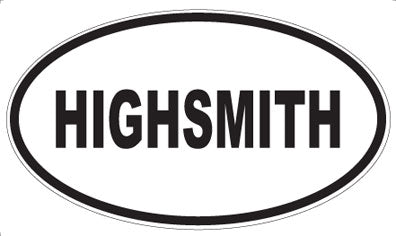 HIGHSMITH - Oval Magnet