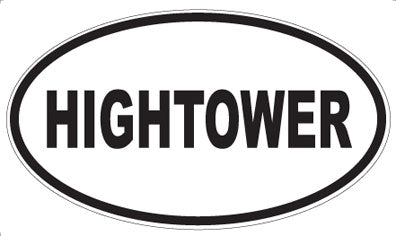 HIGHTOWER - Oval Magnet