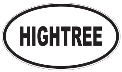 HIGHTREE - Oval Magnet