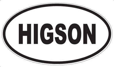 HIGSON - Oval Magnet