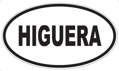 HIGUERA - Oval Magnet