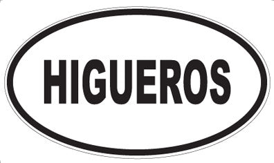 HIGUEROS - Oval Magnet