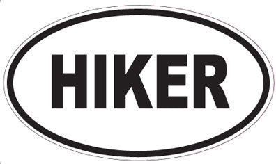 HIKER - Oval Magnet