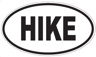 HIKE - Oval Sticker