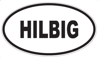 HILBIG - Oval Magnet