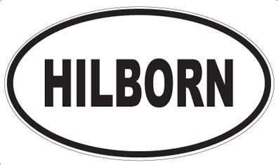 HILBORN - Oval Magnet