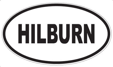HILBURN - Oval Magnet