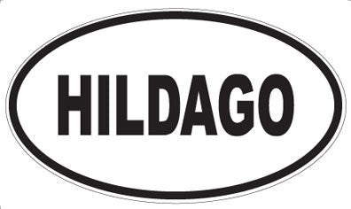 HILDAGO - Oval Magnet