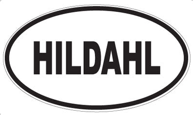 HILDAHL - Oval Magnet