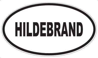 HILDEBRAND - Oval Magnet