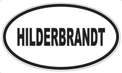 HILDERBRANDT - Oval Magnet