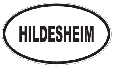 HILDESHEIM - Oval Sticker
