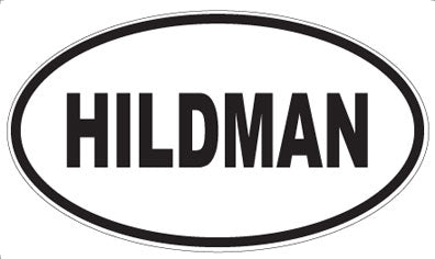 HILDMAN - Oval Magnet