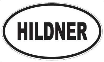 HILDNER - Oval Magnet