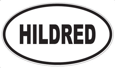 HILDRED - Oval Magnet