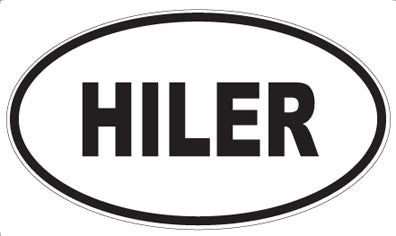 HILER - Oval Magnet