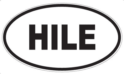 HILE - Oval Magnet