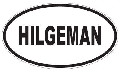 HILGEMAN - Oval Magnet