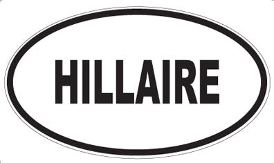 HILLAIRE - Oval Magnet