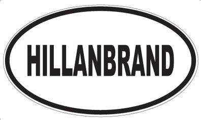 HILLANBRAND - Oval Magnet