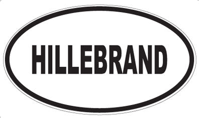 HILLEBRAND - Oval Magnet