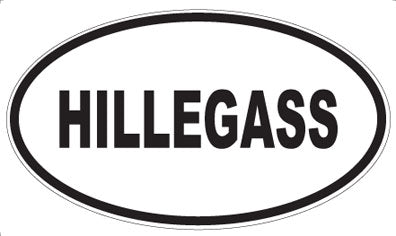 HILLEGASS - Oval Magnet