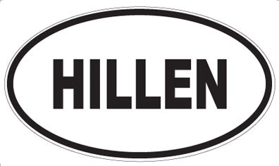 HILLEN - Oval Magnet