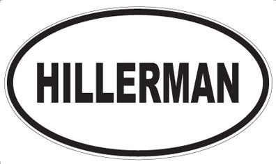 HILLERMAN - Oval Magnet