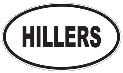 HILLERS - Oval Magnet